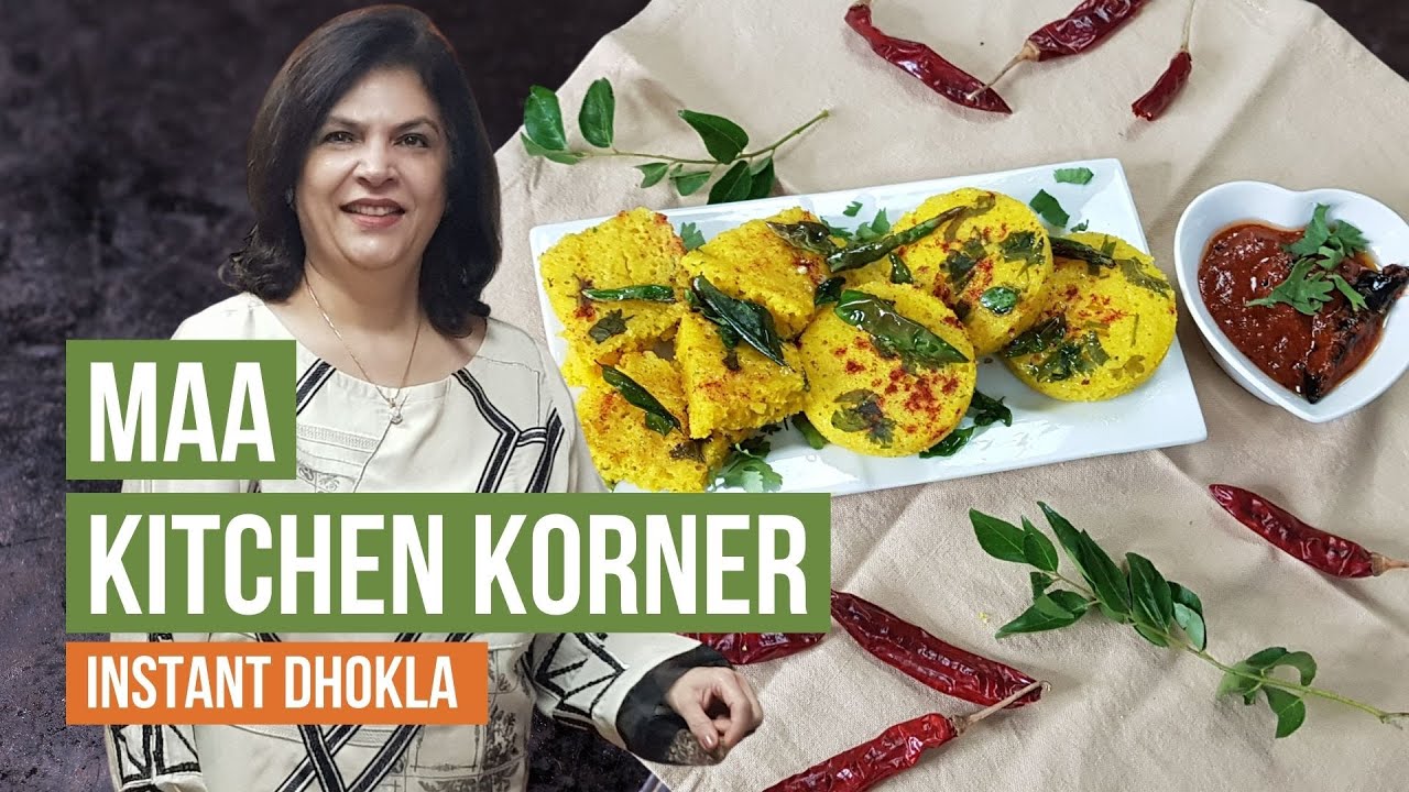 Instant Dhokla | Instant Pot & Stove Top Recipe | Ready in Minutes - Maa Kitchen Korner