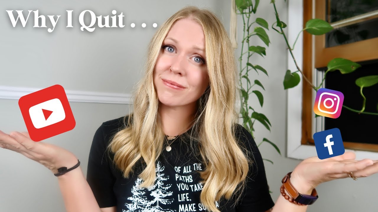 Why I Quit YouTube and Social Media