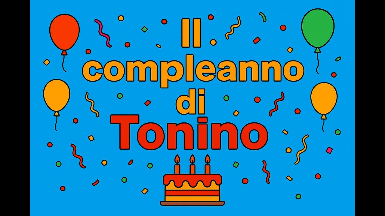 Le avventure dell'uccellino Tonino - Il compleanno di Tonino
