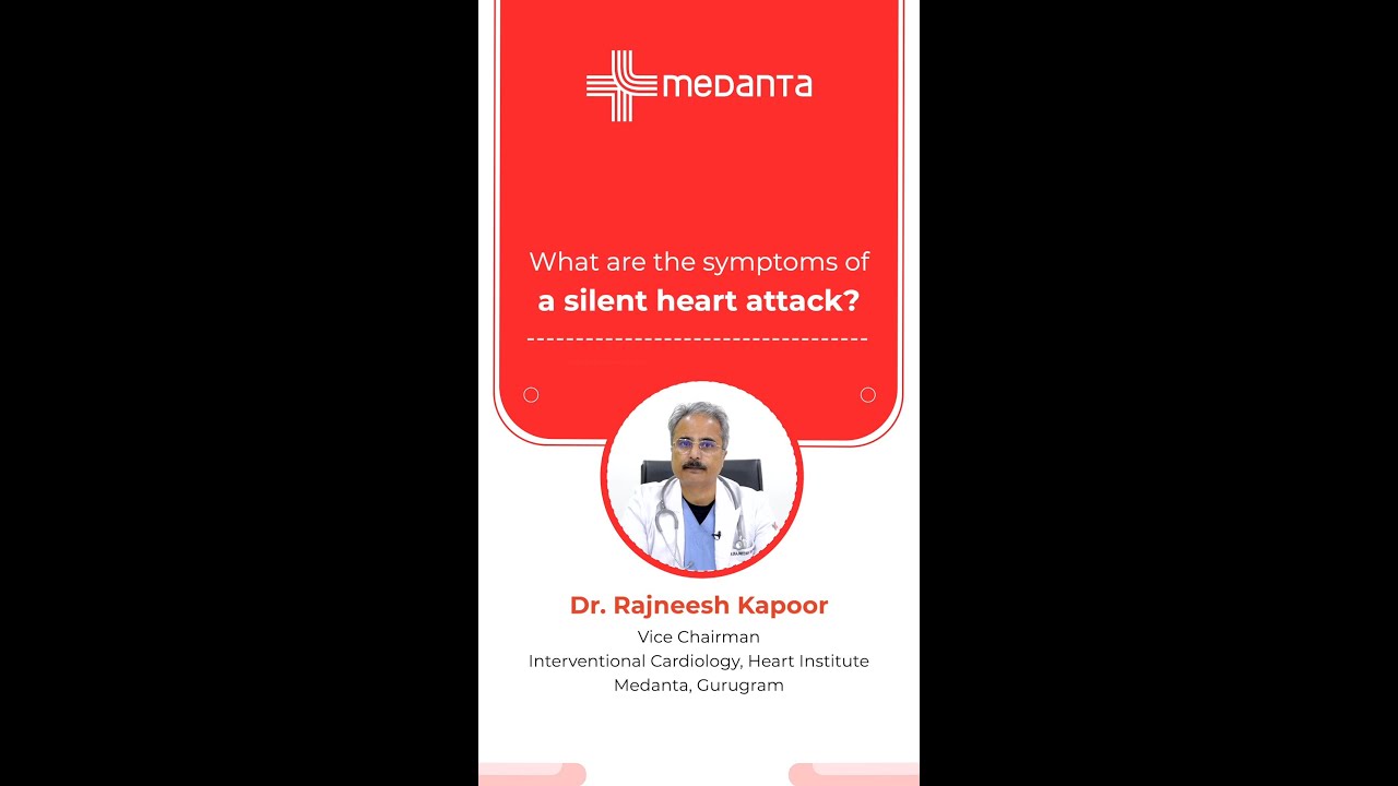 What are the Symptoms of a Silent Heart Attack? | Dr. Rajneesh Kapoor | Medanta