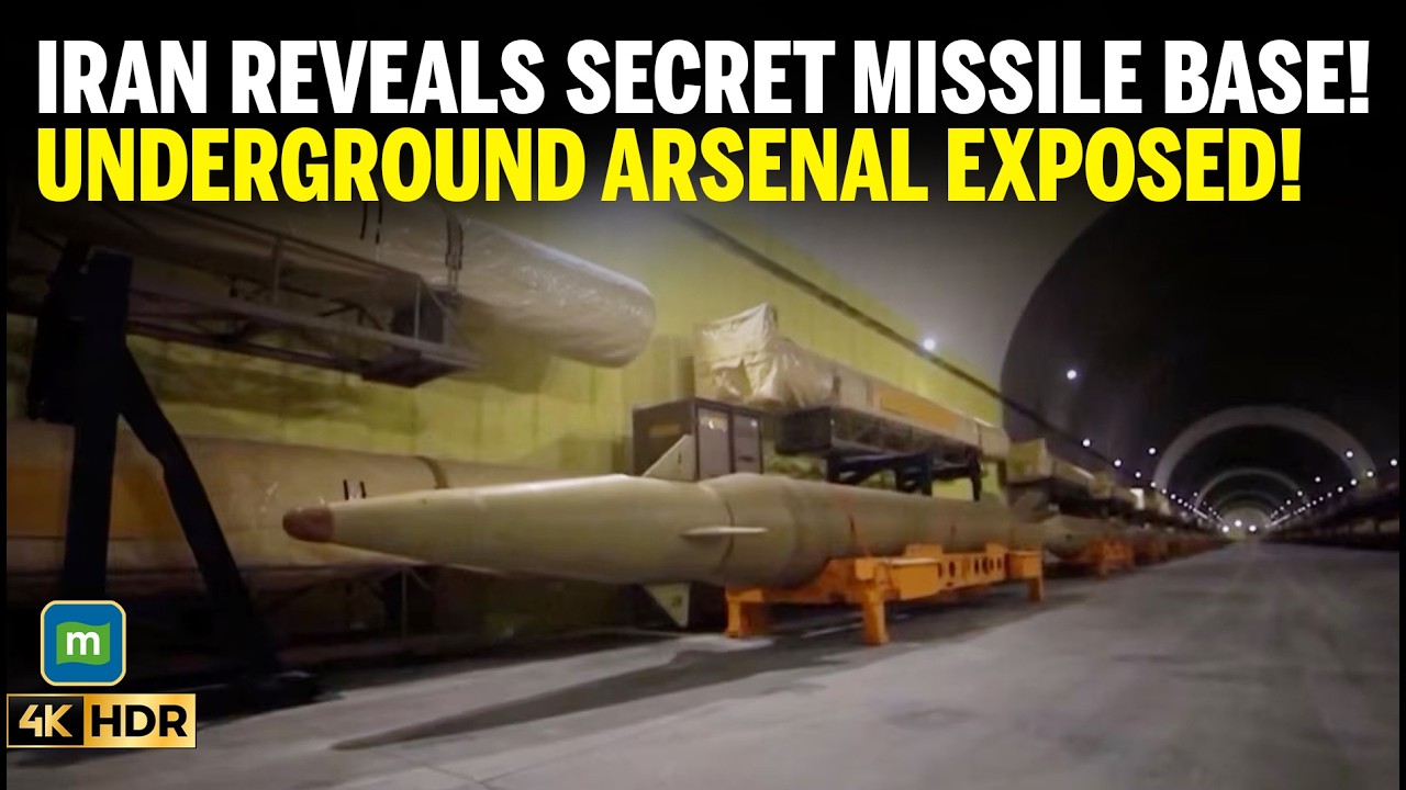 WATCH: Iran Unveils Underground Missile Base As War Enters Fourth Week Amid Hormuz Tensions