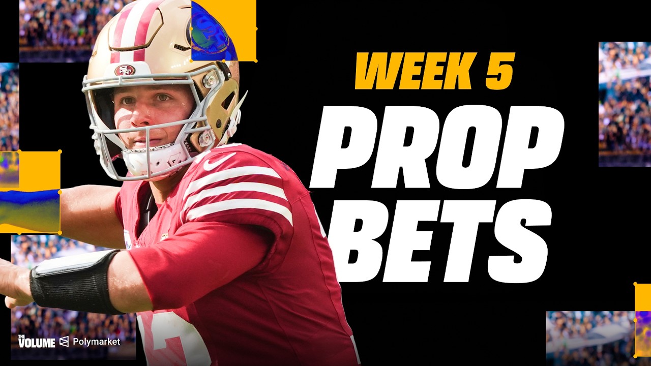 Top 10 NFL Player Props Picks for Week 5 | Prop Bets & TD Scorers (2026)
