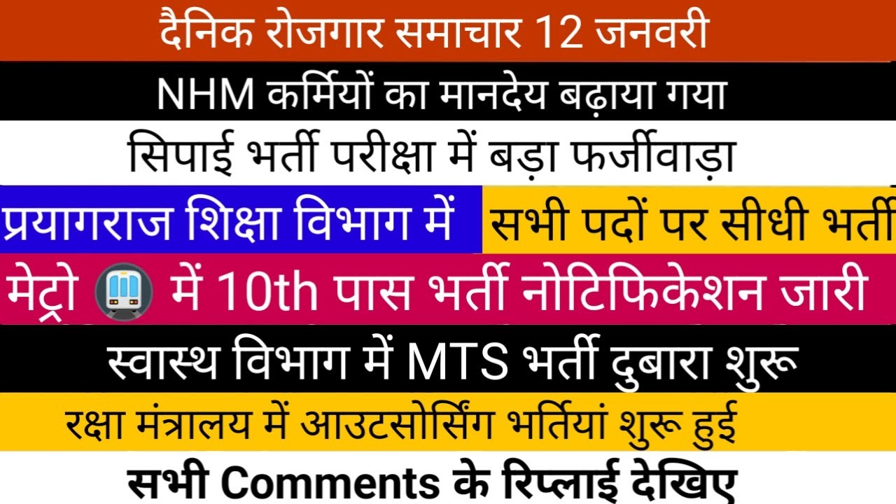 सिपाई भर्ती परीक्षा में बड़ा फर्जीवाड़ा | NHM कर्मियों का मानदेय बढ़ाया गया | स्वास्थ विभाग भर्ती