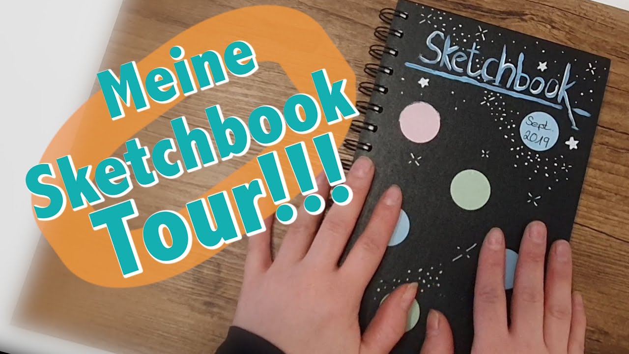 Sketchbook Tour ! Ich durchstöber mein aktuelles Skizzenbuch 01