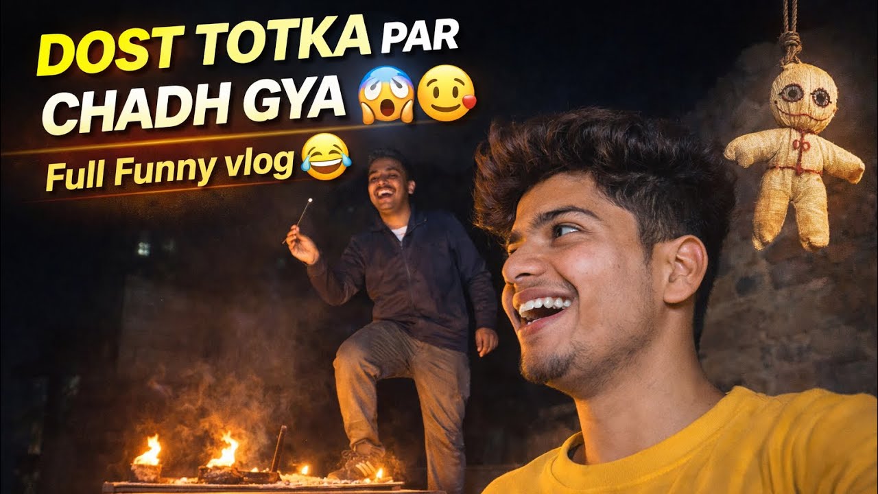 Dost Totka Par Chadh Gya 😱😂Hum soche mazaak hai… bhai ne toh seriously le liya! 🤯 @souravjvlogs 