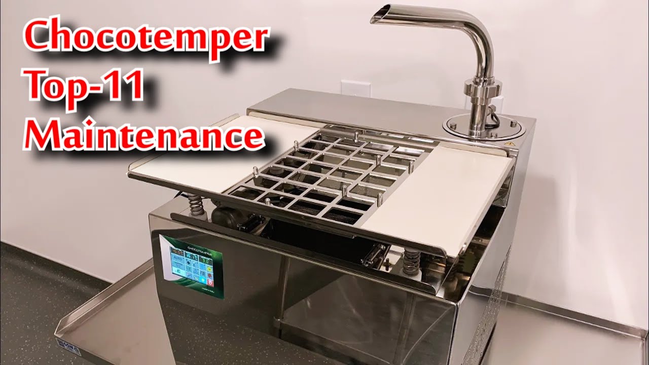 Disassembly, Cleaning, and Reassembly of the ICB Chocotemper Top-11 chocolate tempering machine