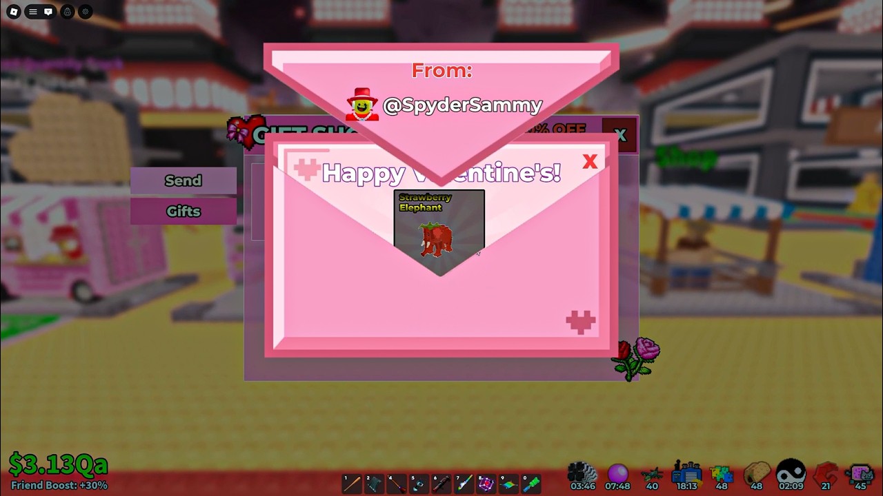 Sammy Gifts Me Strawberry Elephants😱 - Steal a brainrot
