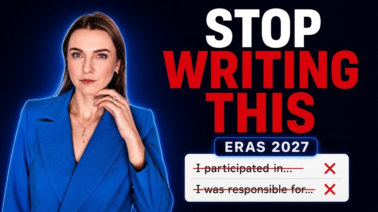 ERAS Experience Descriptions: How to Stand Out (2027)
