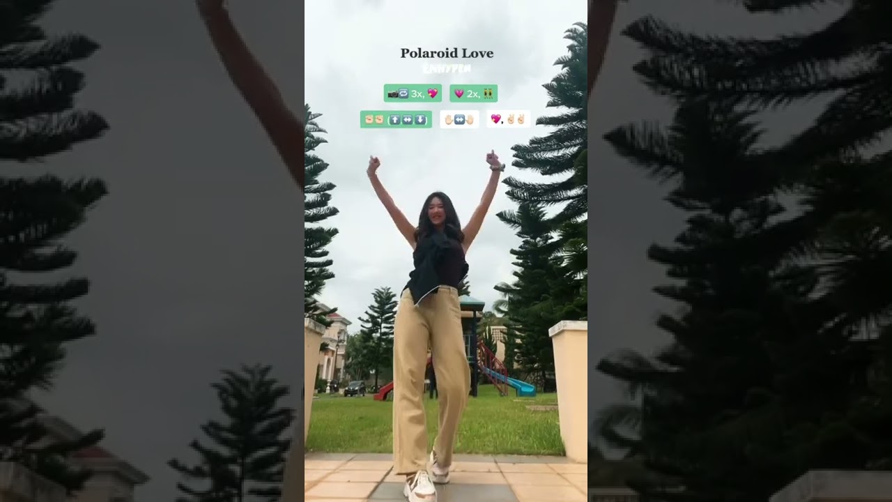 Polaroid Love - Enhypen challenge 💕 | emoji tutorial @patriciaaaaam #shorts #polaroidlove #enhypen