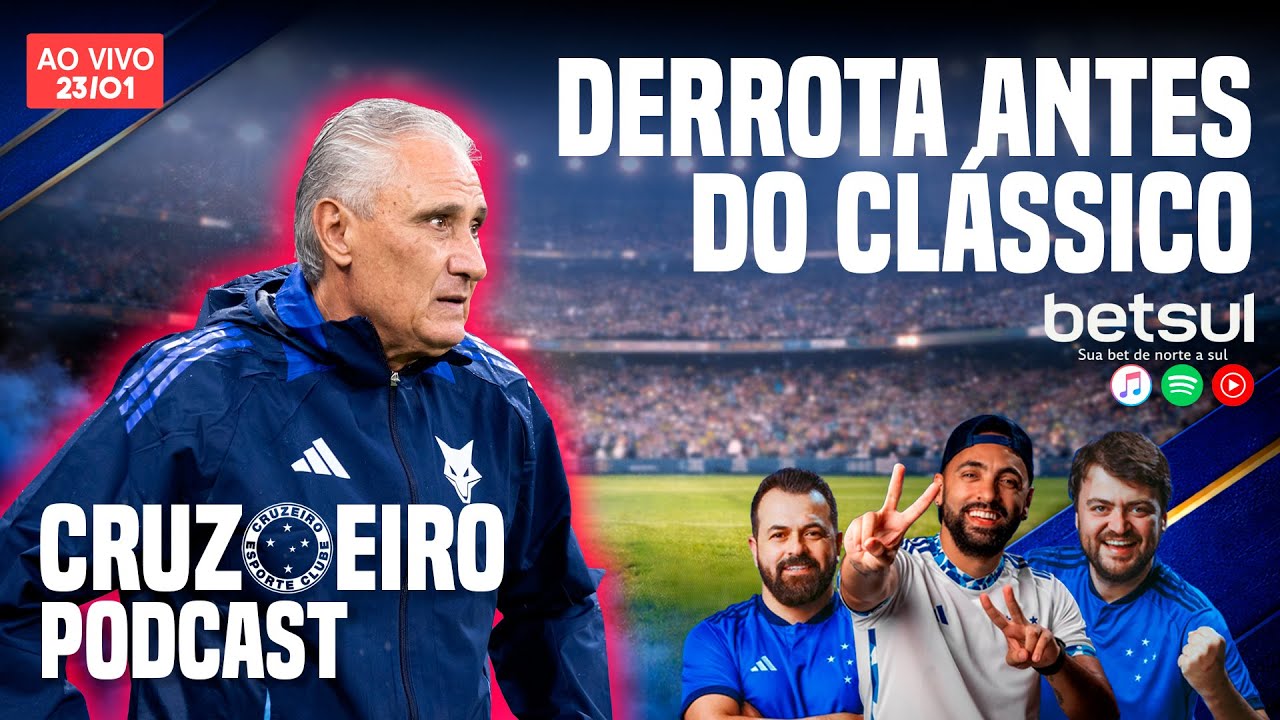 CRUZOEIRO PODCAST (AO VIVO) | 23/01 | VACILO CONTRA O DEMOCRATA ANTES DO CLÁSSICO