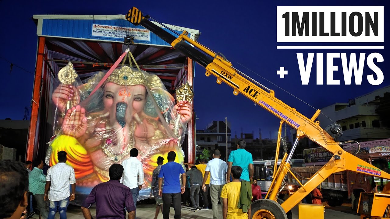 #BADANGPET GANESH 2019 || GANESH TRANSPORTING FROM DHOOLPET TO BADANGPET ||marble ganesh idols