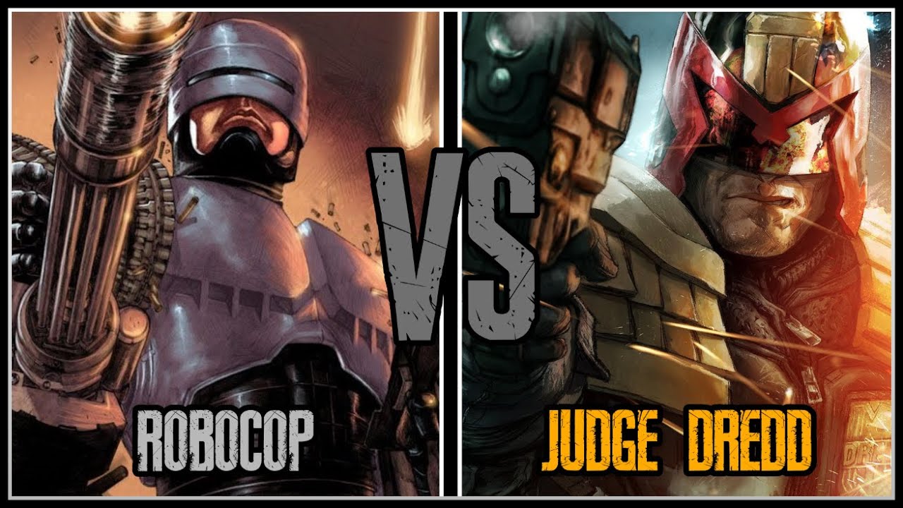 Robocop (Alpha Commando) vs Judge Dredd (IDW)