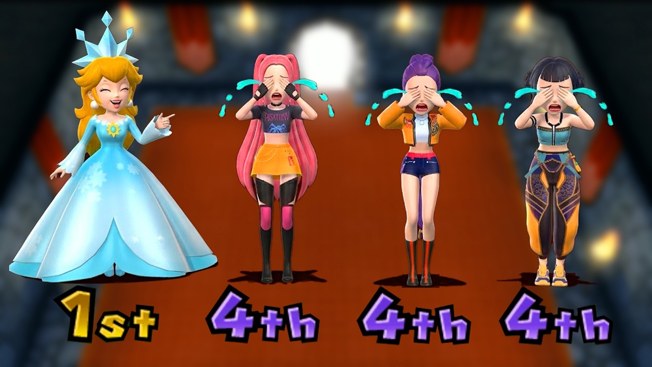 【마리오 파티 9】 모든 미니게임 대결! 슈퍼 래디언트 피치 VS 루미 VS 조이 VS 미라