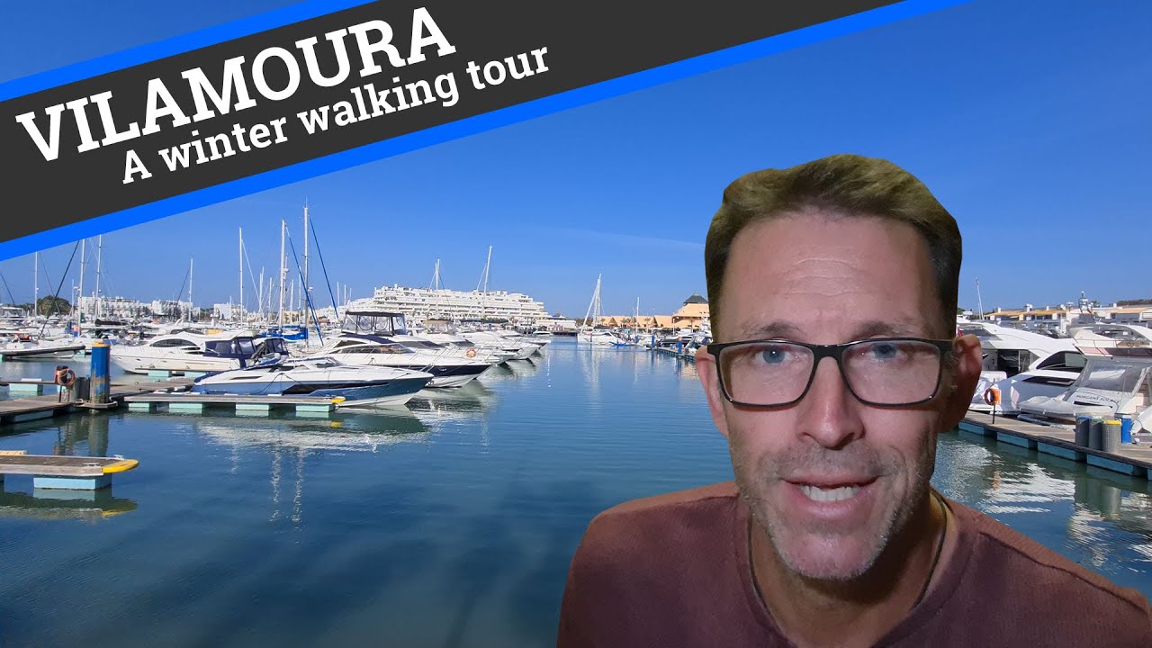 Vilamoura winter walking tour in the Algarve Portugal