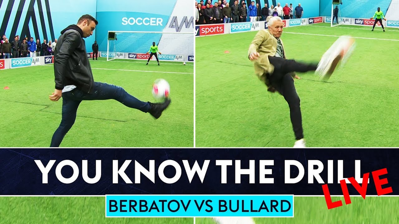 Dimitar Berbatov vs Jimmy Bullard | How's Your Touch? Challenge | You Know The Drill LIve!