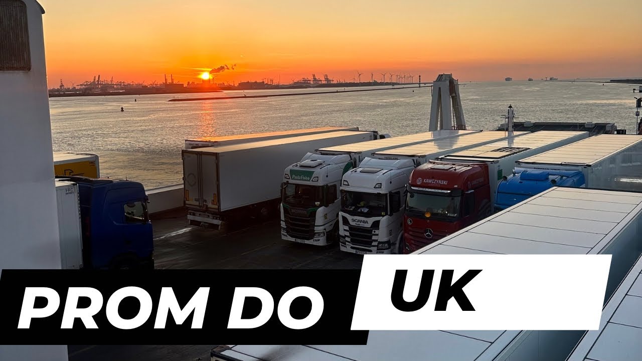 Przeprawiam się do Anglii z Holandii ! Dziś mogę sobie zwolnić - chyba mnie to będzie kosztowało !