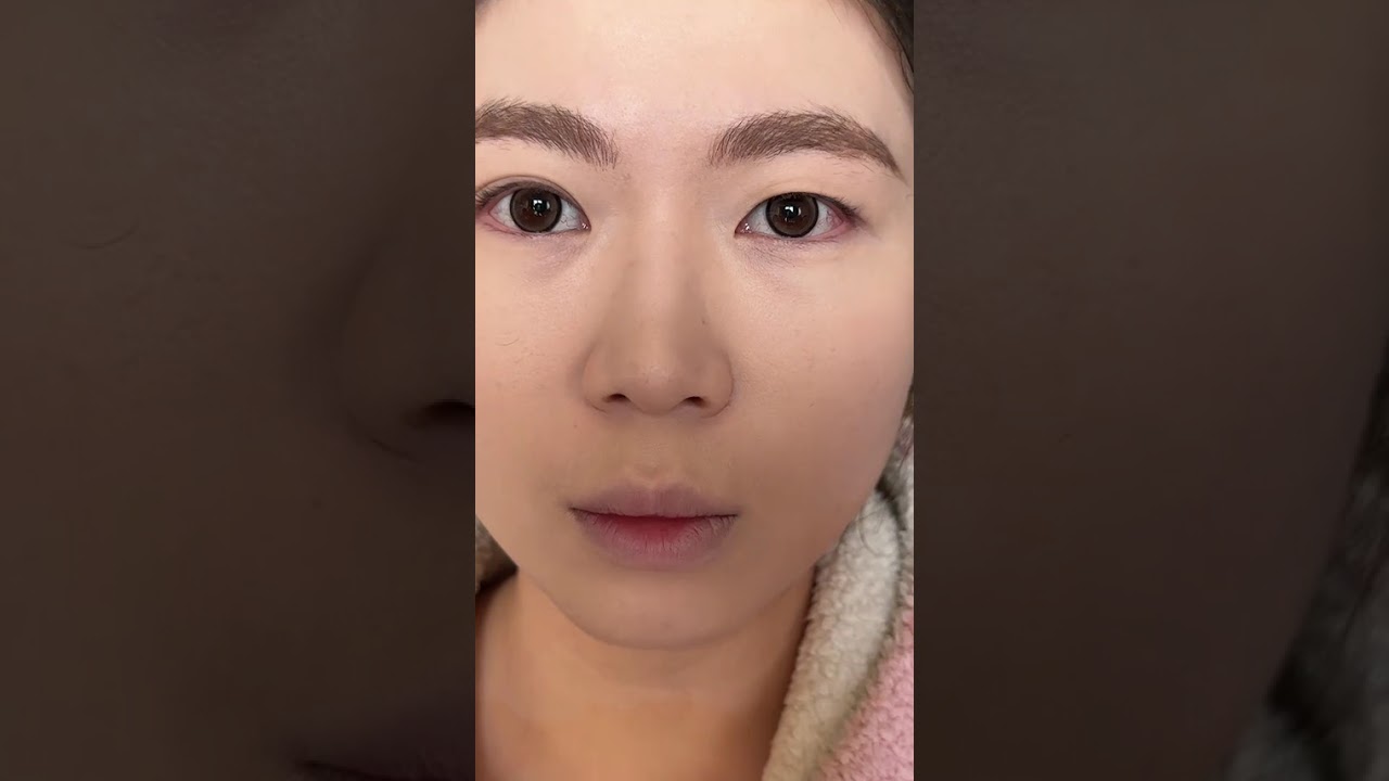 Immersive full makeup practice for inner double puffy eyes is here #Full makeup practice#I
