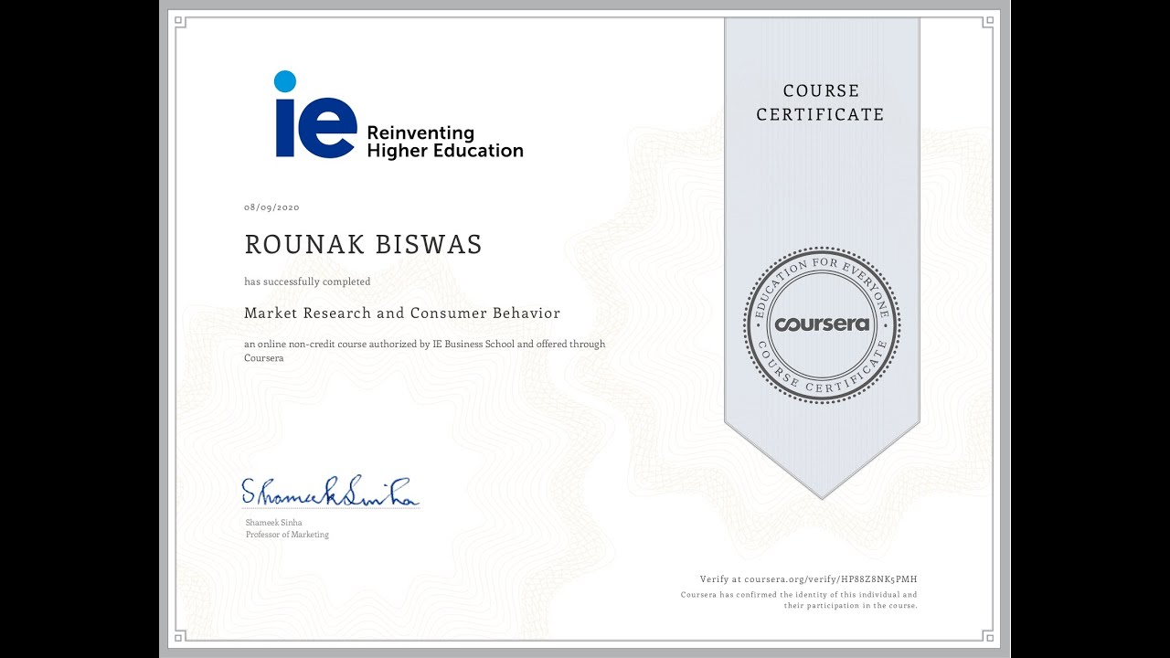 Coursera | Market Research and Consumer Behavior All Quizzes and Answers Solutions