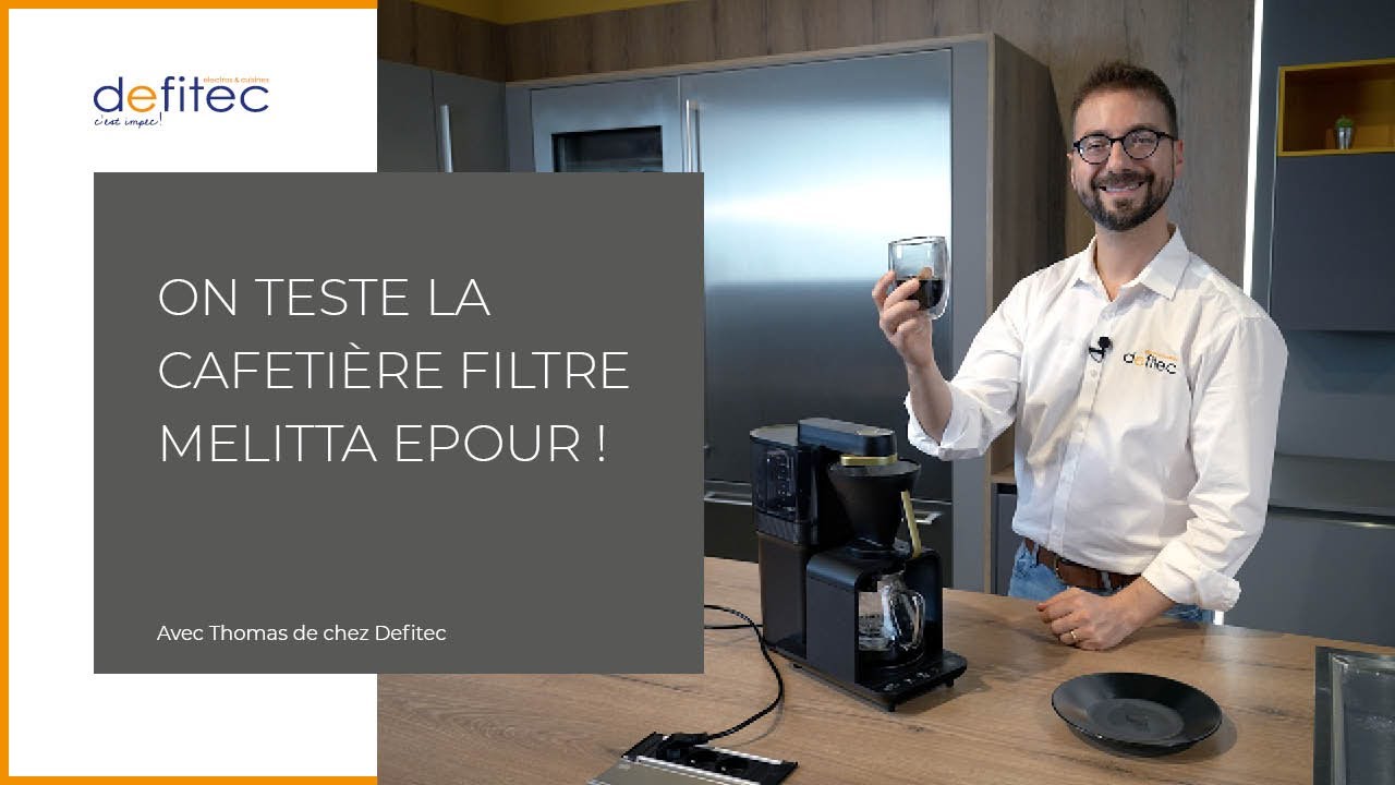 Un Slow Coffee de qualit&eacute; gr&acirc;ce &agrave; la Cafeti&egrave;re Filtre Melitta Epour !
