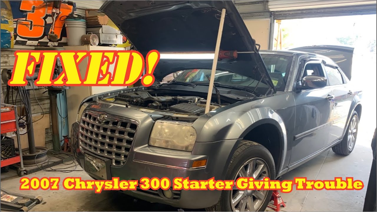 Замена стартера Chrysler 300 2007 года (пробуксовка стартера) ИСПРАВЛЕНО!