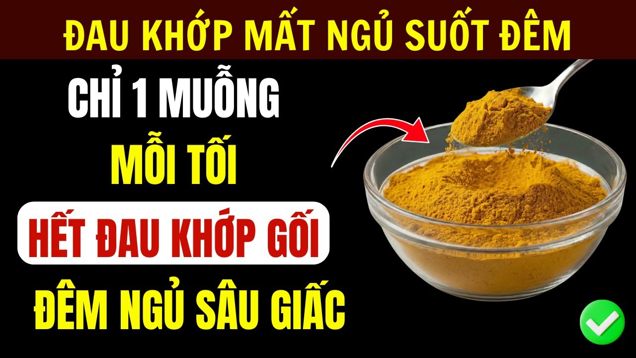 Đau Khớp Gối Uống Nghệ Thế Nào? Bí Quyết 