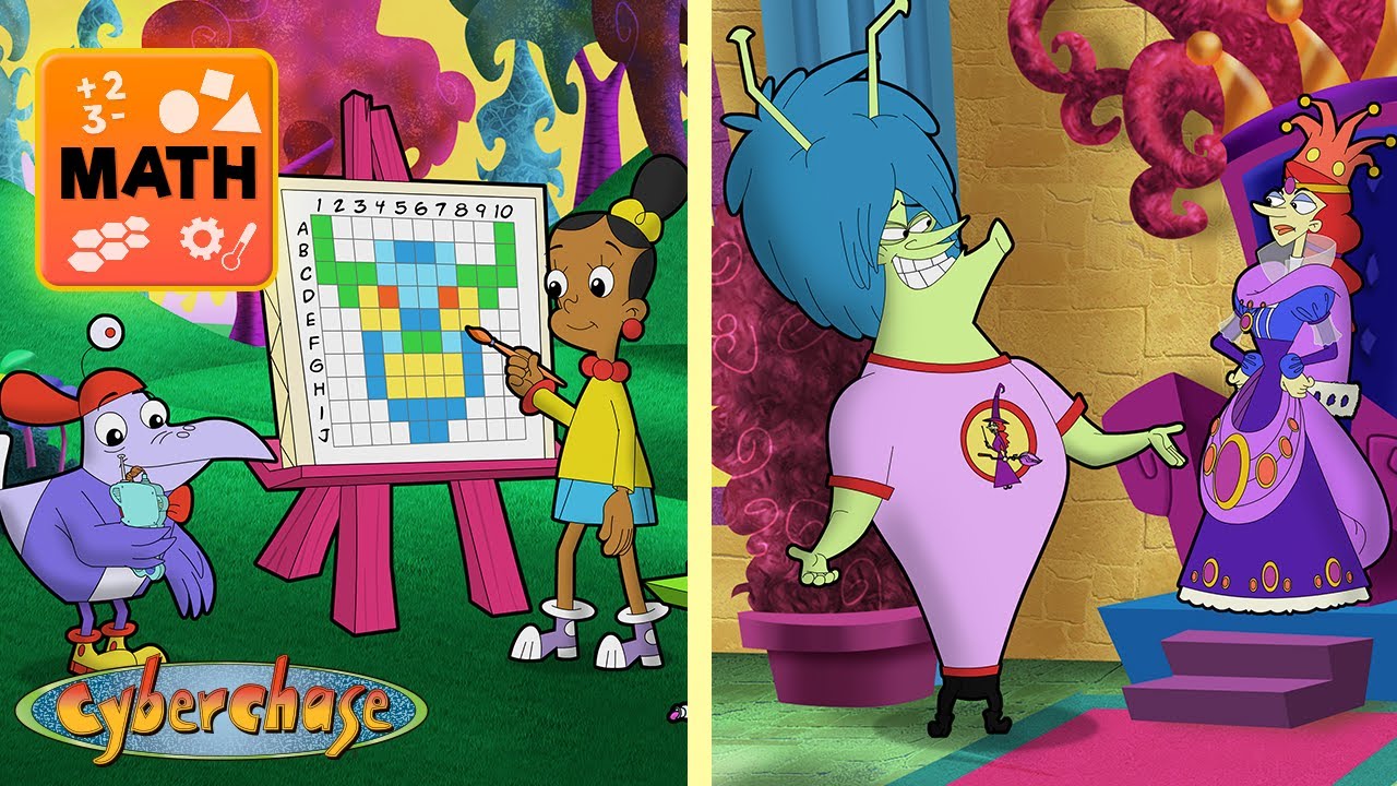 Cyberchase | Can the CyberSquad Break Wicked's Spell Using Grids?!