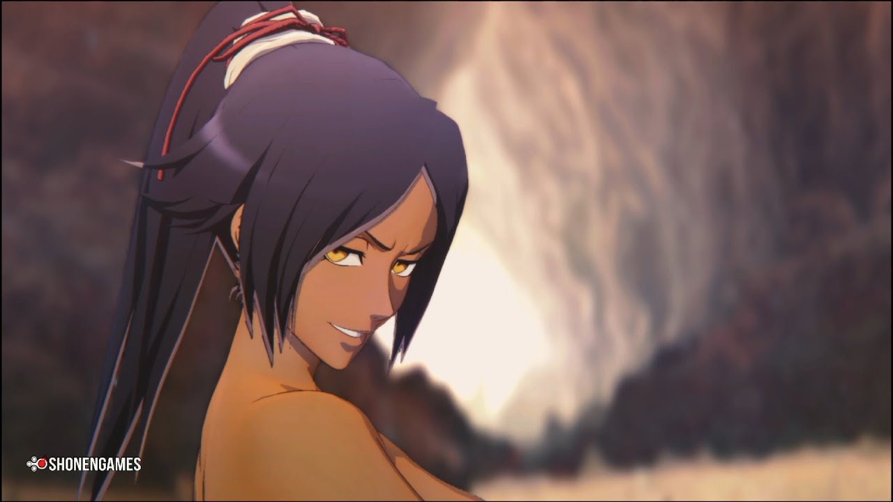 Yoruichi SHOCKS Ichigo In The Hot Springs