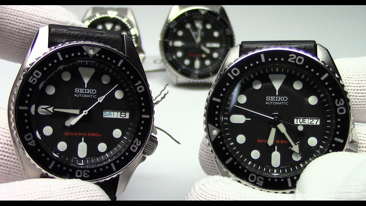 What size dive watch is right for me? The Seiko SKX007 vs SKX013