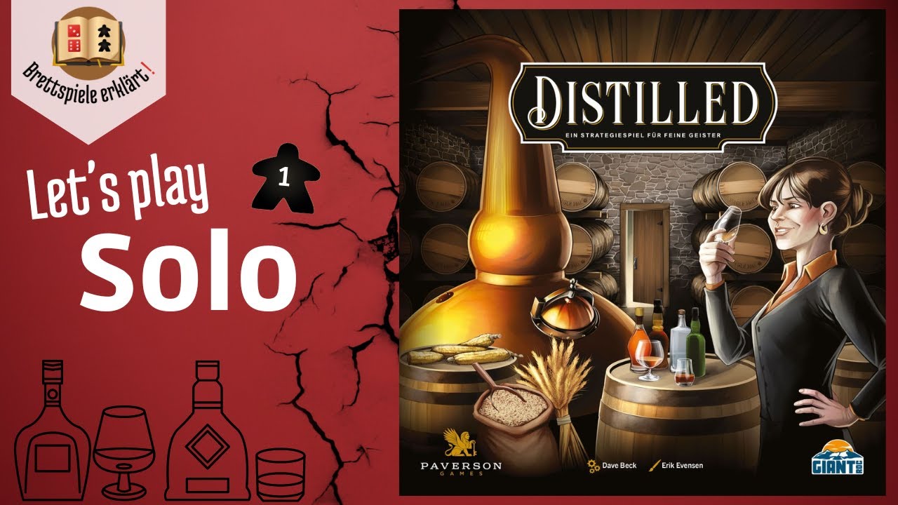 Distilled -  Solo Let's Play (DE) - [Rezeptkarte A]