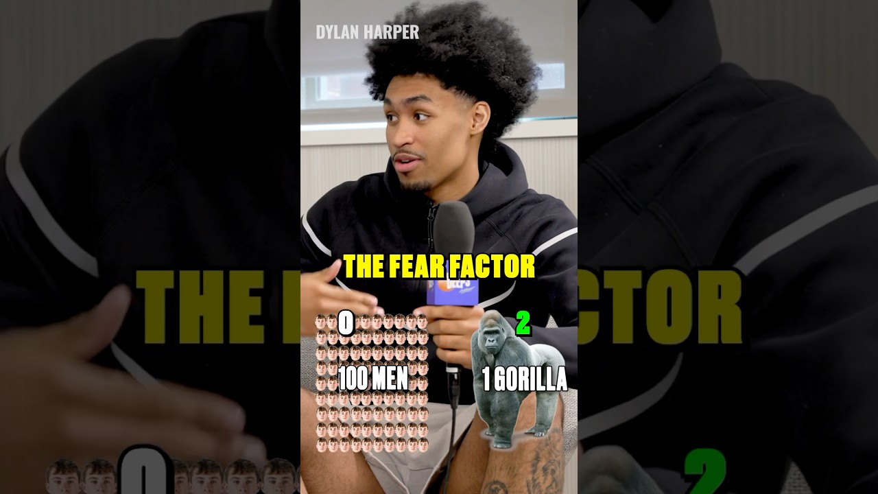 NBA Draft Prospects Talk 100 Men Vs 1 Gorilla! 🏀😂