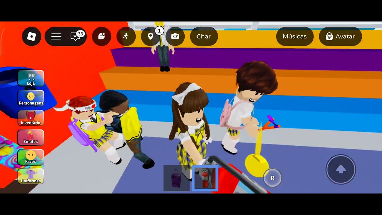 Bora jogar carrossel no roblox