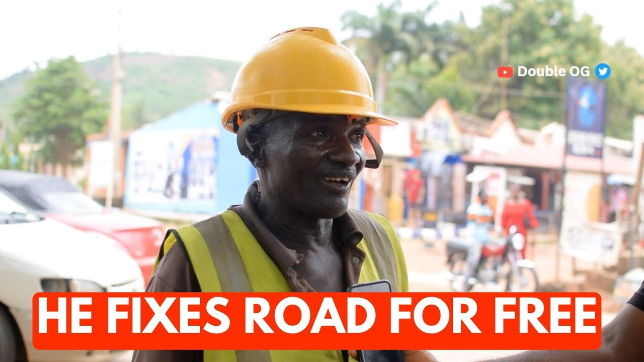 The 60 Year old Man Who Has Been Repairing Abuja Roads For FREE For The Past 30 Years
