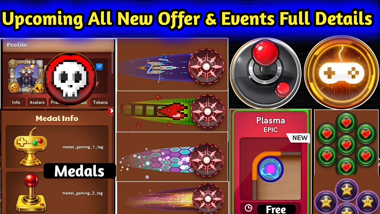 Carrom Pool Upcoming All New Offer & Events Full Details 😱 New Pocket Effect Free Unlock Don't Miss🔥