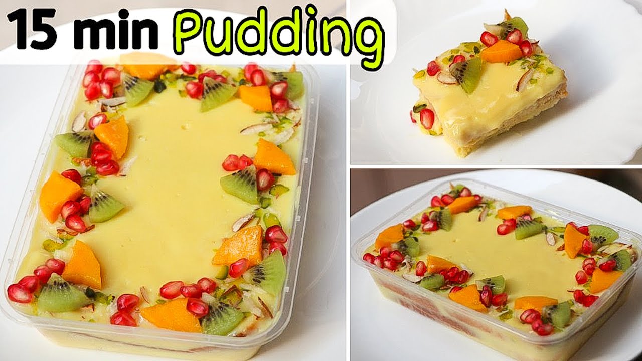 15 min No bake Cake केक बनाना है टाइम है कम तो बनाये कस्टर्ड पुडिंग Custard Pudding, Eggless Pudding