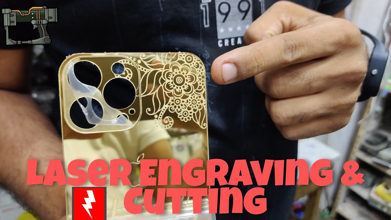 Trink Froud || How to Engrave & Cut  Fiber/sheets/wood using Laser || Mobile Laser Trink machine ||