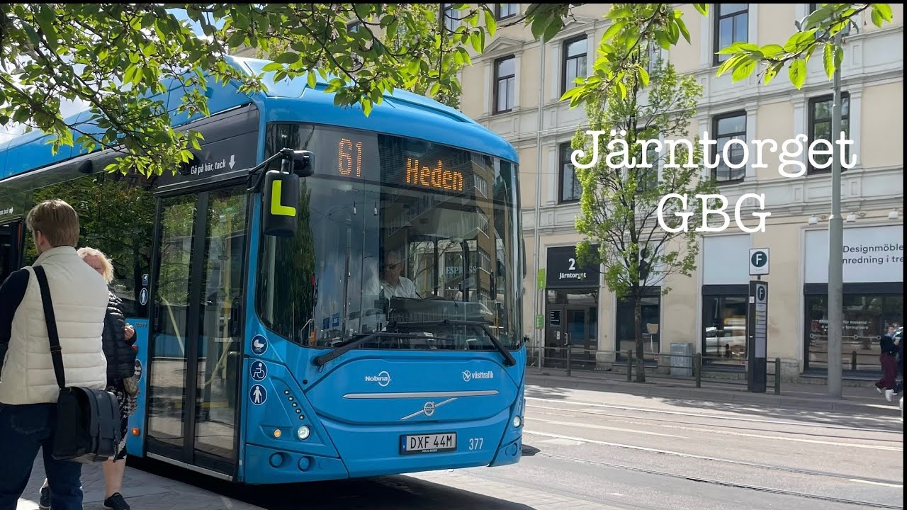 Bussar på Järntorget i Göteborg!
