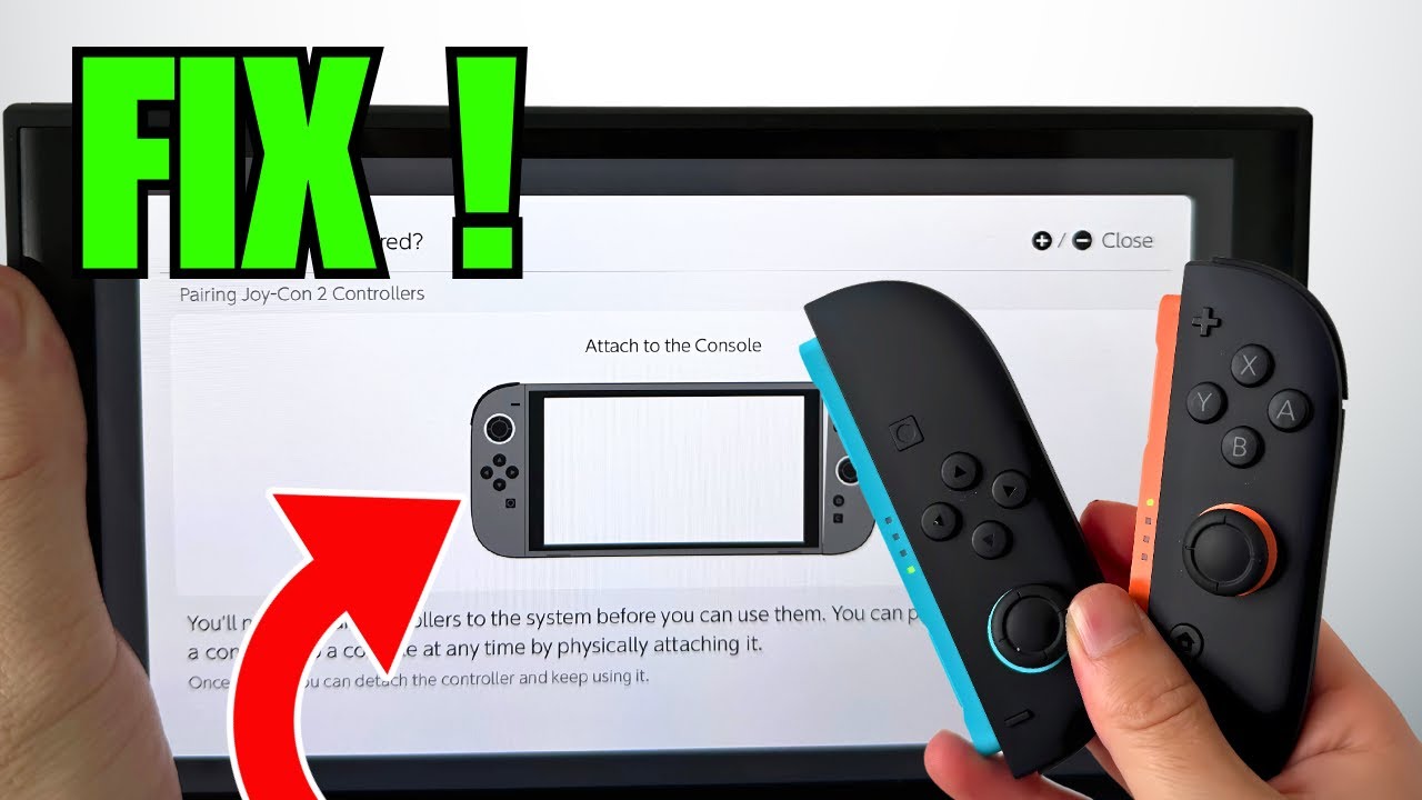 Как исправить проблему с подключением контроллеров Joy-Con к Nintendo Switch 2