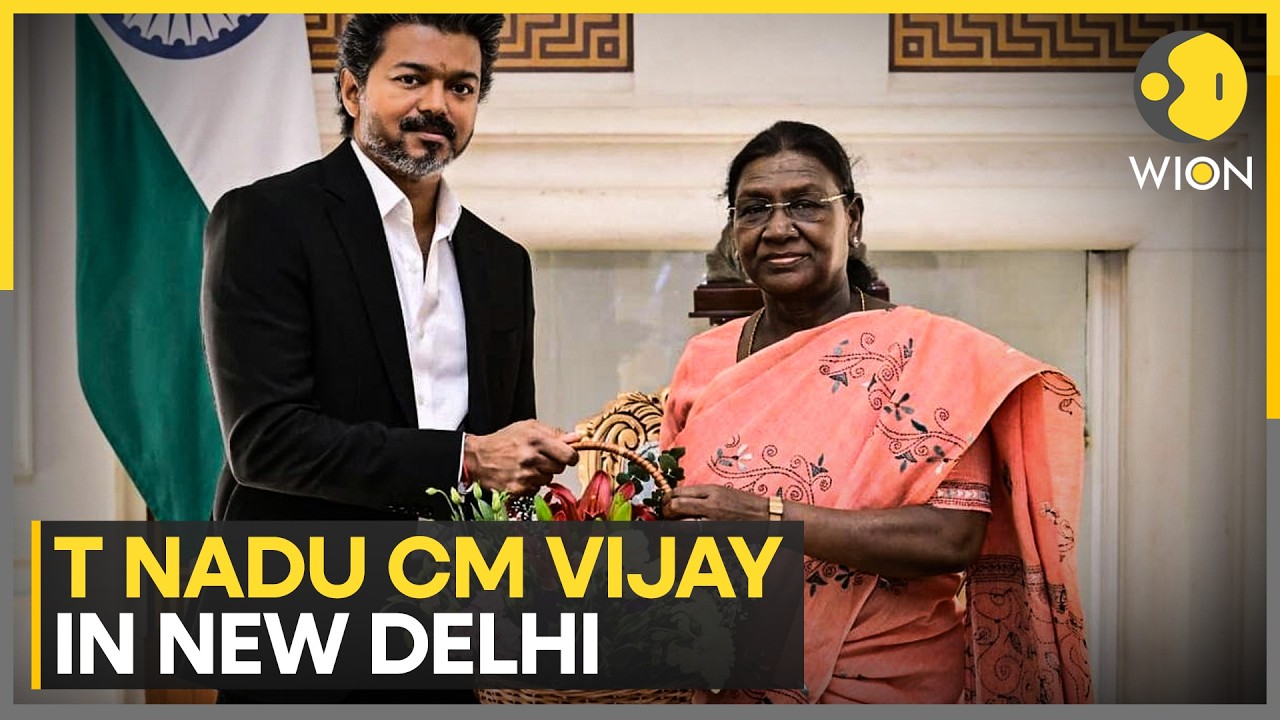 Tamil Nadu CM C. Joseph Vijay Meets President Droupadi Murmu In New Delhi | WION