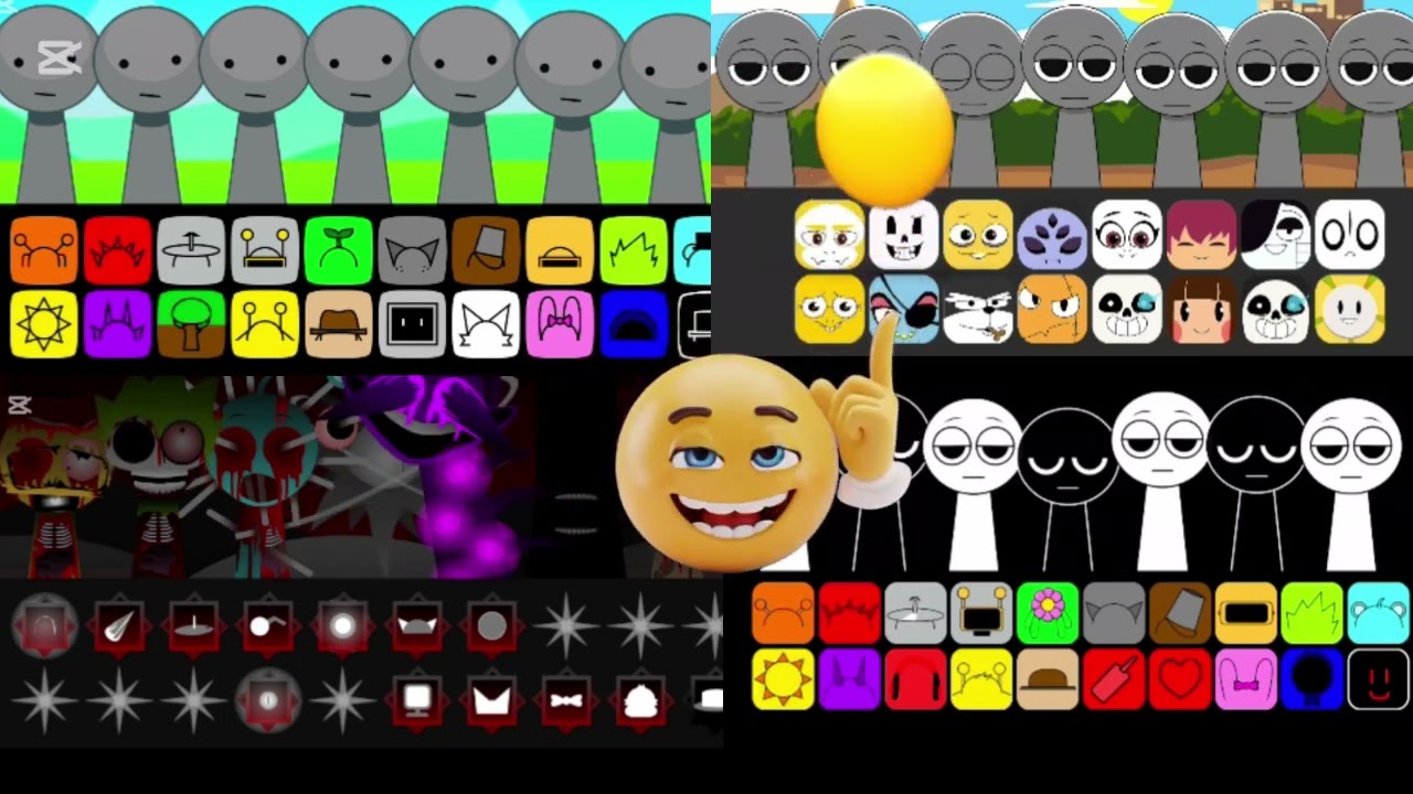 NEW FIGHT 1 VS 2 VS 3 VS 4 SPRUNKI OBBY INCREDIBOX FIGHT IN SPRUNKI ♥️🏫🌈🎵