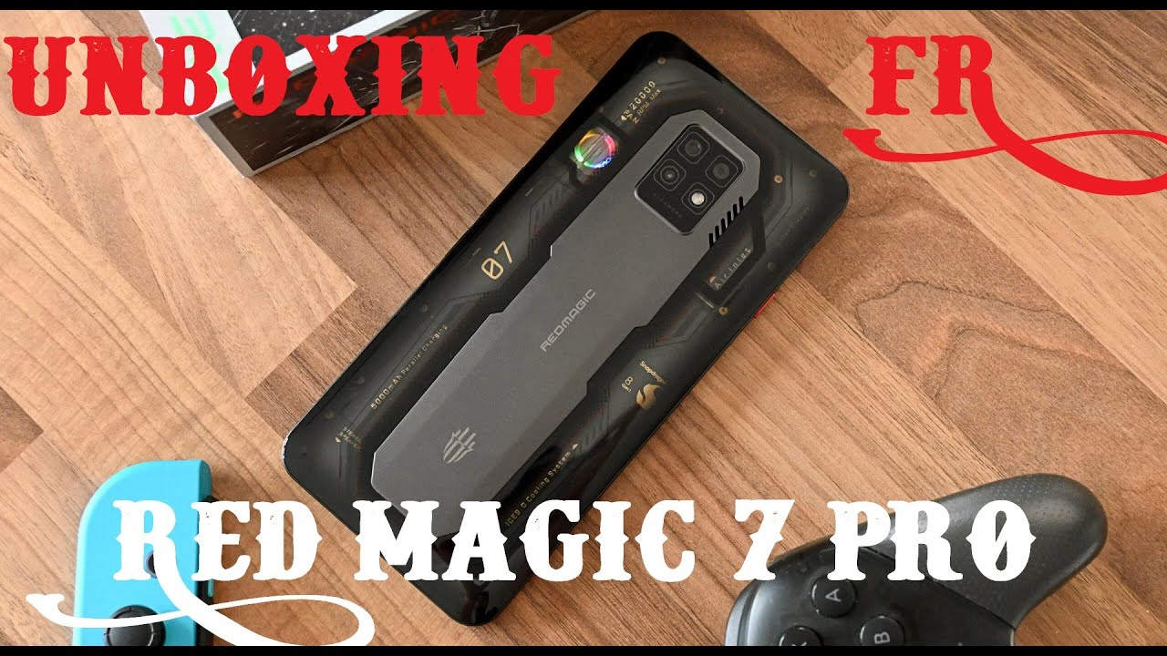 Nubia RED MAGIC 7 pro Transparent EdItion 18Go + 1To - UNBOXING FR