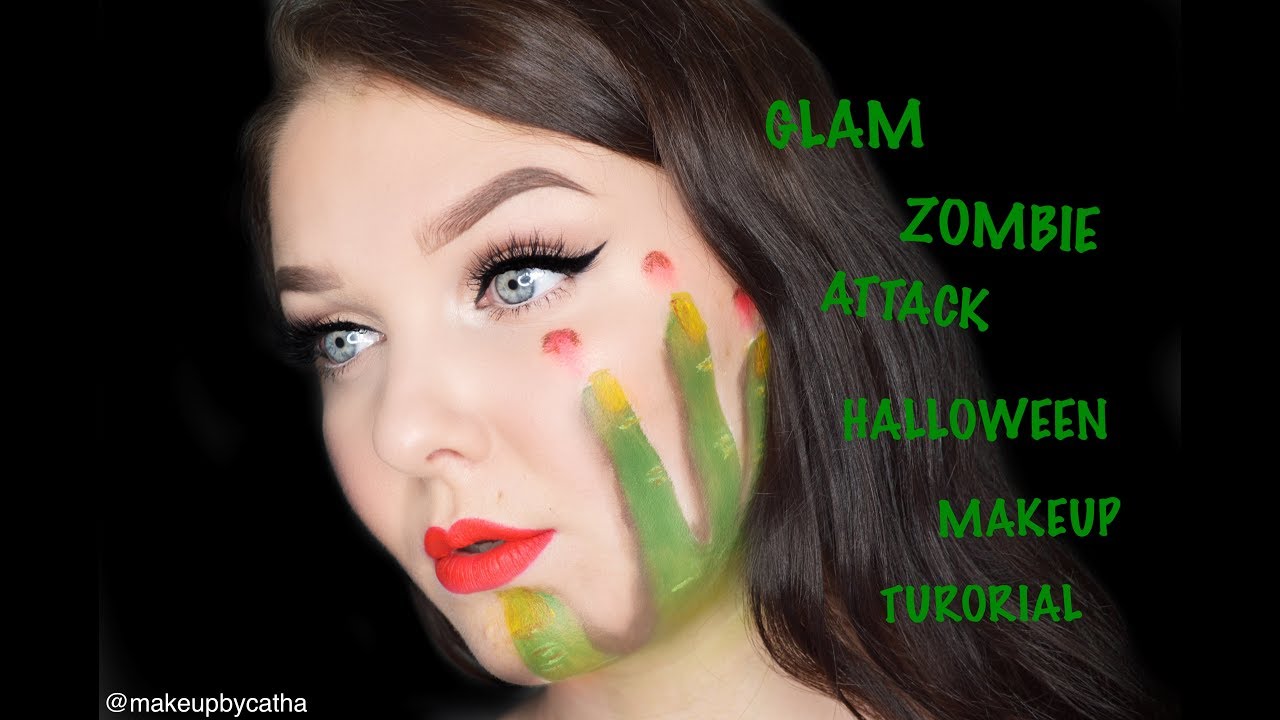 Glam Zombie Attack Halloween Makeup Tutorial