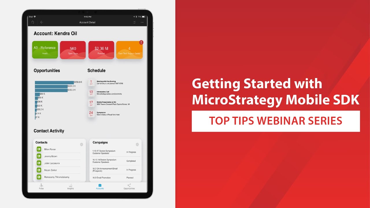 Top Tips: Getting Started with MicroStrategy Mobile SDK