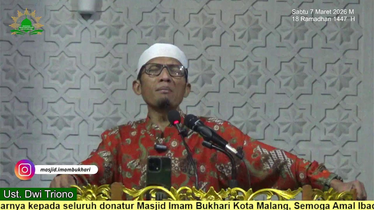 Kuliah Tarawih 1447 H oleh Ust. Dwi Triono