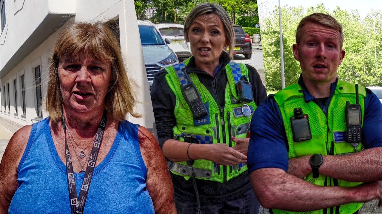 PROBATION WORKER SAYS I CAN'T FILM IN PUBLIC!!, PCSO'S ENFORCE FEELINGS!! - Newport Probation Office