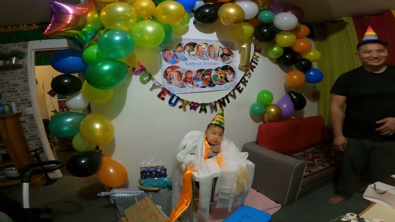 Abu karma tenzin 1’st year birthday.#tibetan#france