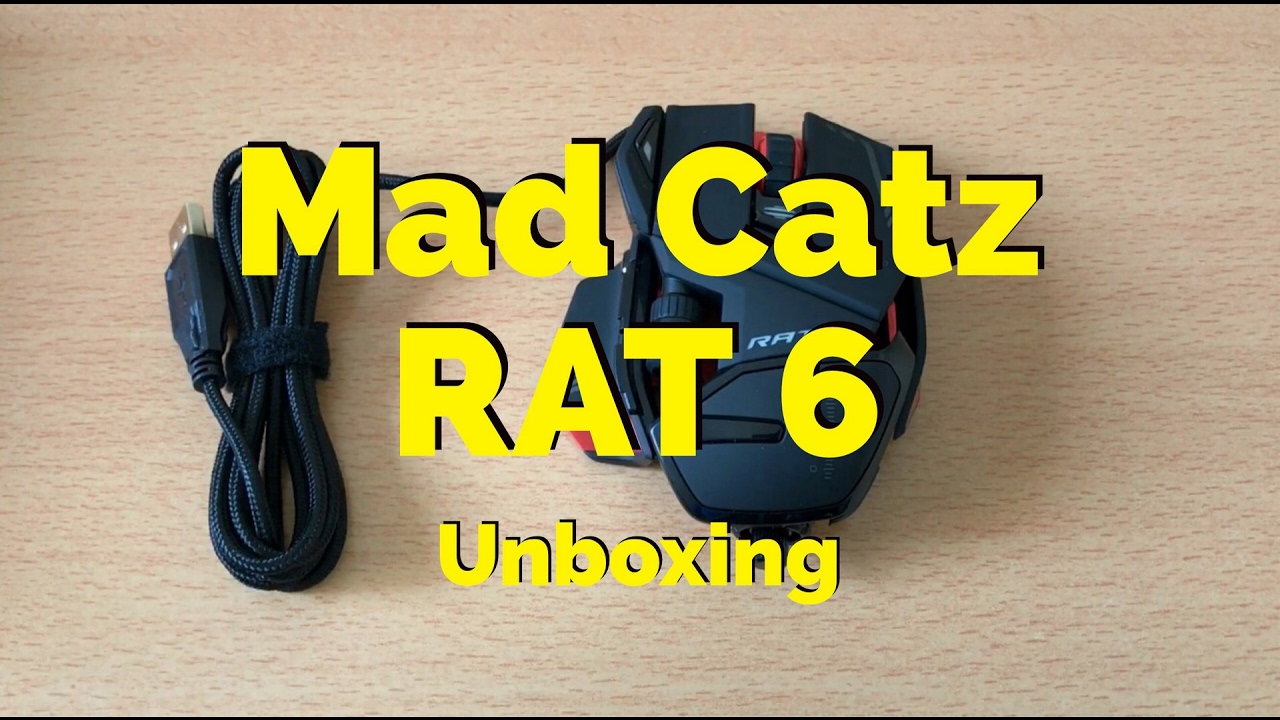 🖱️  Mad Catz RAT 6 Unboxing  🖱️