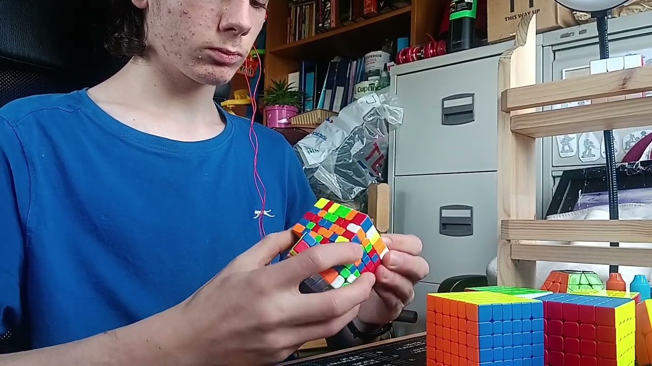 RTW:4 2x2-7x7 relay#rubikscube #2x2-7x7 #speedcubing #2x2 #7x7