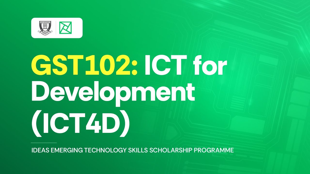 ICT4D Lecture 2