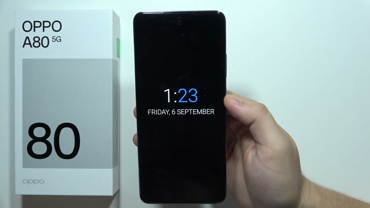 OPPO A80 5G: Turn On Always On Display