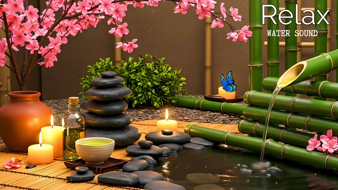 Sleep Meditation Spa 🌙 Soft Piano & Water Sounds for Stress Relief, Peaceful Dreams & Mental Healing